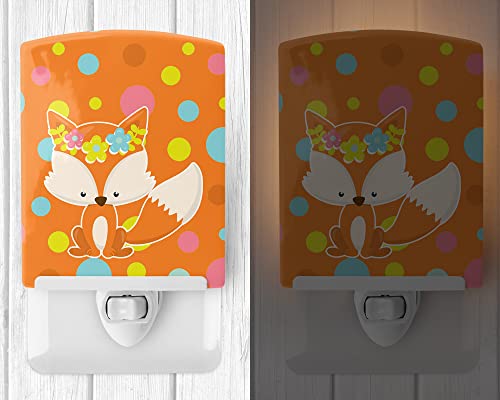 Lámpara de noche de cerámica Baby Fox Flowerchild 6x4x3 miniatura 2