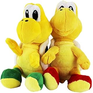 Tinuantec New Anime Red and Green Turtle Koopa Plush Stuffed Animals Action Figure Doll Soft Koopa Troopa Pillow Toys 6 Inch