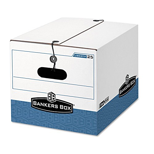 Bankers Box Stor/File Medium-Duty Strength Storage Boxes, Letter/Legal Files, 12.25