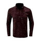 Herren Strickjacke– Arbeitskleidung Geschäft V-Ausschnitt– mit Taschen– Geschäft– Mode– Zwanglos– Shirt– Crop-Top– Hochwertige Männer Jungen