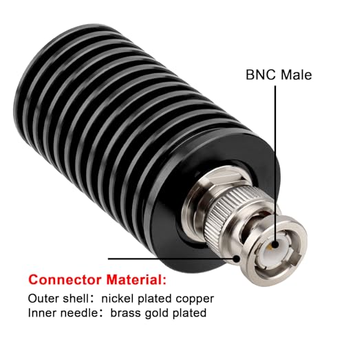 Carga ficticia BNC macho 50 ohm 10W para RF miniatura 3
