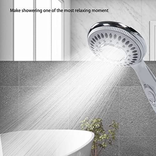 Pommeau de douche haute pression anti-faible débit avec support mural - 8