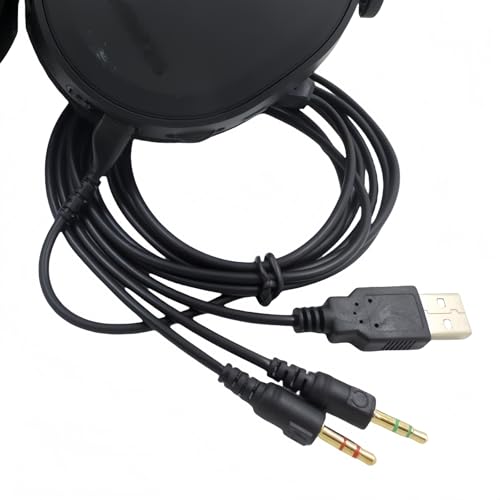 Cable de audio de repuesto de 2m para SteelSeries Arctis 3 5 7 Pro con conector USB 6