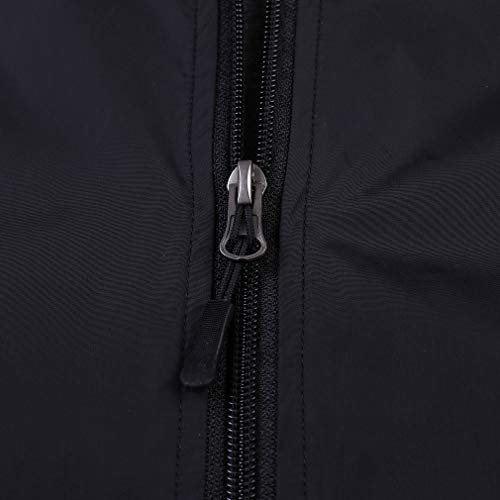 Jingle Bongala Boys Girls Lightweight Breathable Raincoat Waterproof Hooded Rain Jacket Windbreaker Easy To Fold-Black-170 #TOP4