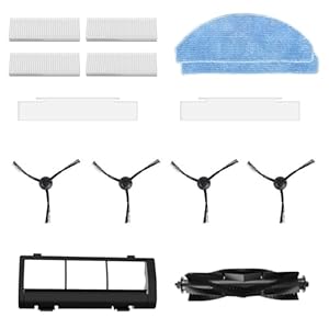 Tikom Brush & Filters Accessories Kit for Robotic Vacuum Cleaner for G8000 Max Robot Vacuum Cleaner