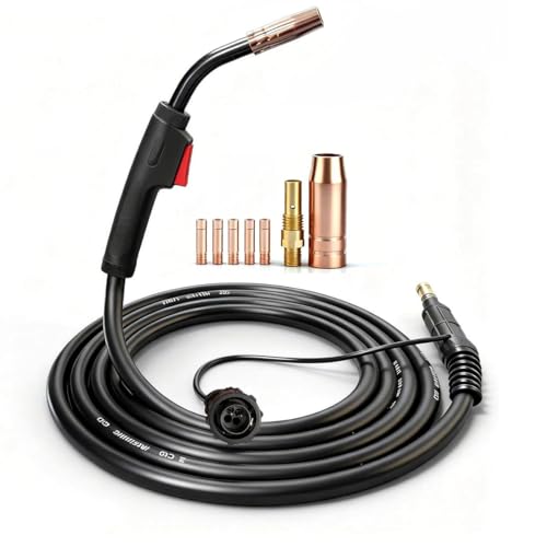 180A 10ft Mig Gun Replacement Lincoln Magnum 100L K530-6 Fits Lincoln PRO MIG 140 & PRO MIG 180 K2480-1 K2481-1 & SP-140T 180T,Easy-Core 140 180,Weld-Pak 125 125HD 140HD MIG Welding Gun