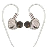 syeindunce Kefine Delci AE 10 mm DLC+PU Diaphragme Dynamic Driver IEM, �couteurs intra-auriculaires filaires, �couteurs HiFi avec son transparent et puissant, deux styles de r�glage (3,5 mm)