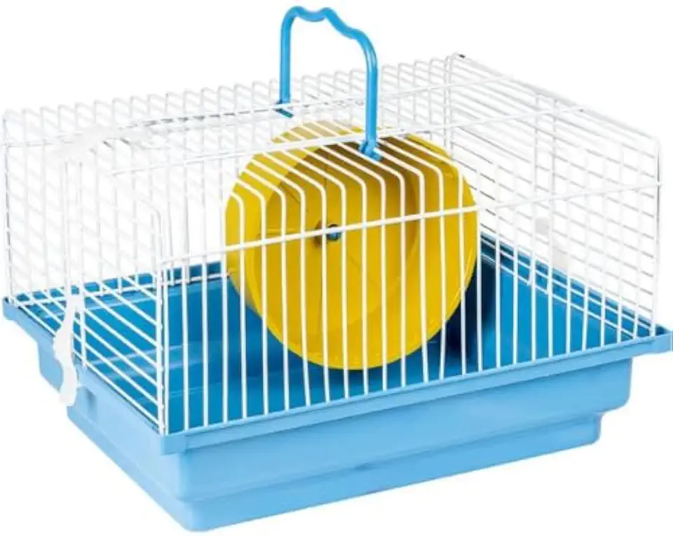 Gaiola Para Hamsters — Gaiola Tradicional Para Roedores(branco/azul)
