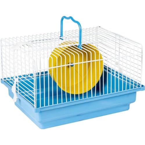 Gaiola Para Hamsters — Gaiola Tradicional Para Roedores(branco/azul)