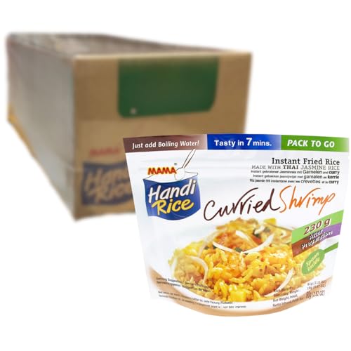MAMA - Instant Reis Curry Garnelen - Multipack (10 X 80 GR)
