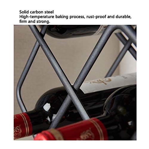 Estante para vino minimalista moderno expositor de botellas para cocina 4