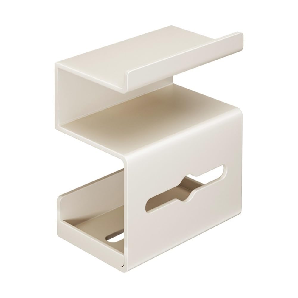 PaperTowel Holder, Wall-Mounted Toilet Paper Holder with Shelf - Bathroom Storage Organizer