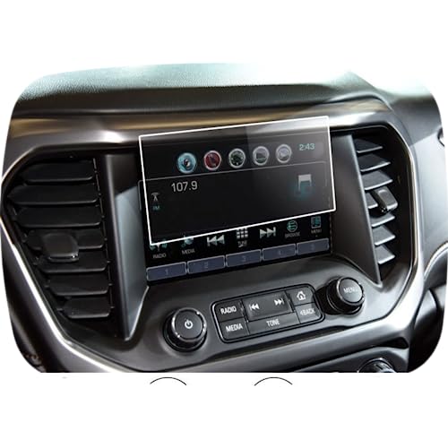 Film de verre trempé navigation GMC Acadia 2016-2019 écran 8 pouces