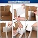 Max Protection 4 Row Trading Card Storage Box - 3200 ct Storage Box for Sports, Gaming, Baseball Cards - Durable White Corrugated Bulk Card Organizer Boxes 200 lb. - Made in USA (3 Boxes)