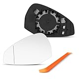 Compatible with Audi A4 B9 Driver Side Mirror, 2016 2017 2018 2019 2020 2021 2022, Left Side Mirrors for Audi A4 with Backing Plate, Power Heated