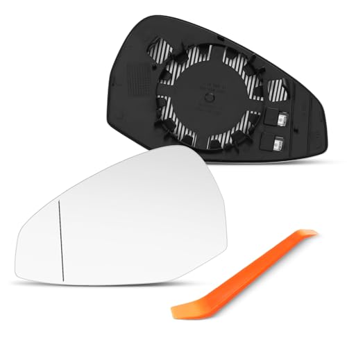 Compatible with Audi A4 B9 Driver Side Mirror, 2016 2017 2018 2019 2020 2021 2022, Left Side Mirrors for Audi A4 with Backing Plate, Power Heated