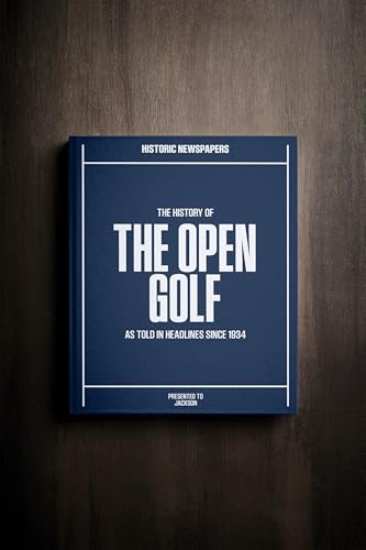 Golf The Open Personalised Sporting Newspaper UK History Book -