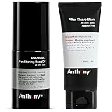 Anthony Pre-Shave and Conditioning Beard Oil, 2 Fl Oz After Shave Balm for Men 3 Fl Oz