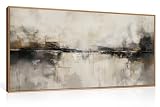 HOURIA Beige Black 40×20 Landscape