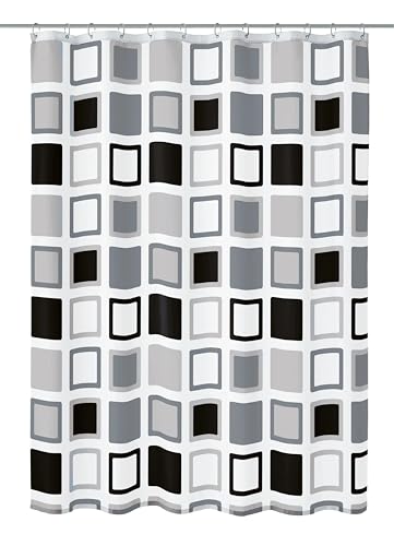 Kleine Wolke Duschvorhang Clipper, 180 x 200 cm, anthrazit