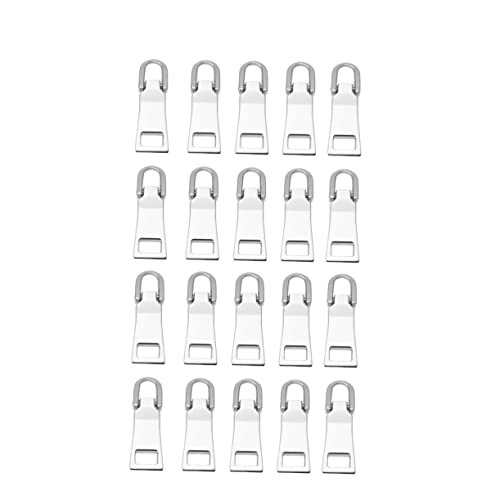 VILLCASE 20 Unidades Puxe o Fixador De Zíper Cabeça De Zíper De Bagagem Zíper De Puxar Jaqueta Zíper