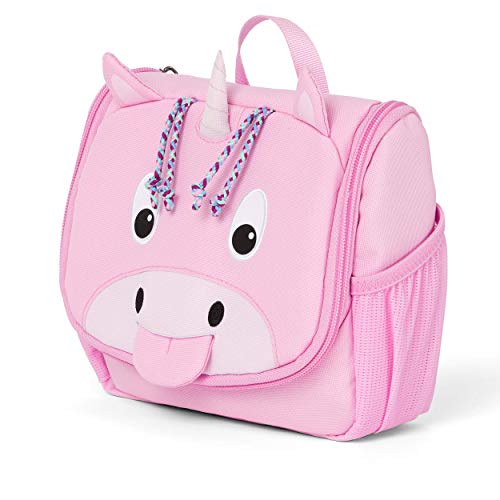 Affenzahn - Beauty case per bambini, motivo: animali Rosa Erna Einhorn - Pink taglia unica