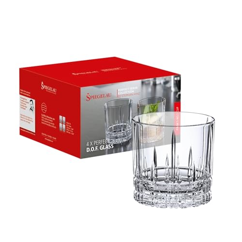 Spiegelau & Nachtmann 4500177 - Juego de 4 Vasos de Whisky Tipo Single Old Fashioned (Cristal, 270 ml)