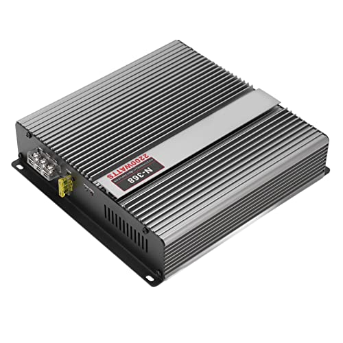 Amplificatore stereo per auto, amplificatore per auto robusto 2200 W ad alta efficienza antiruggine per auto