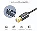 CableCreation Long USB Printer Cable 10 Feet, USB 2.0 to Computer, A to B Cord for HP, Brother, Epson, Canon, Piano, Dac, Aluminum Case, Space Gray 3M