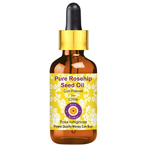 Huile de graine de rose musquée Rosa rubiginosa 100ml pure avec compte-gouttes anti-âge naturel