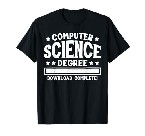 Computer Science Degree Achievement - Graduation Celebration T-Shirt