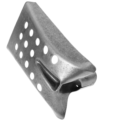 VICASKY Pala de drenaje de acero al manganeso, pala colador reutilizable con agujeros para zanjas, alcantarillas y limpieza de lodos, duradera y multifuncional