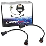 iJDMTOY 9005/9006 Power Cord Adapters Wires Compatible with Nissan Infiniti OEM Panasonic Xenon Light Ballasts NZMNS111LBNA