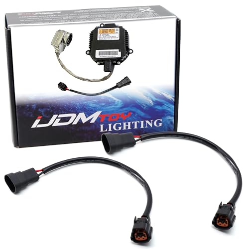 iJDMTOY 9005/9006 Power Cord Adapters Wires Compatible with Nissan Infiniti OEM Panasonic Xenon Light Ballasts NZMNS111LBNA