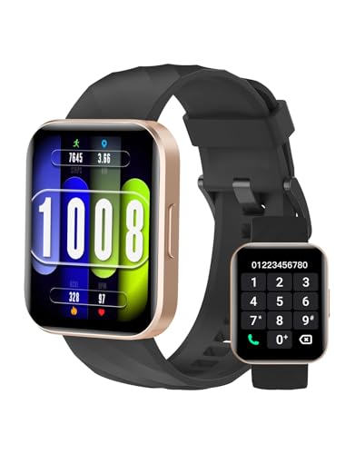 �X�}�[�g�E�H�b�` iphone�Ή� �A���h���C�h�Ή� �ʘb�@�\�t�� 1.85�C���`���� �����d�� �X�|�[�c�E�H�b�` 100+��މ^�����[�h IP68�h�� �r���v ���M�ʒm/�����A�V�X�^���g/���y����/�V�C�\? Smart Watch �����Y ���f�B�[�X 