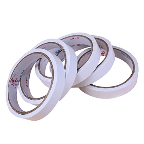 MAGICLULU 5 Pçs Fita De Scrapbook Fita Dupla Face Fita Dupla Face Fita Fotográfica Artes Fita Branca