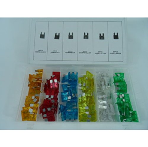 New 120 Pieces Blade Fuse Assortment Auto Car Truck Motorcycle FUSES Kit ATC ATO ATM