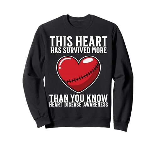 Heart Disease Awareness Heart Attack Survivor American Heart Sweatshirt