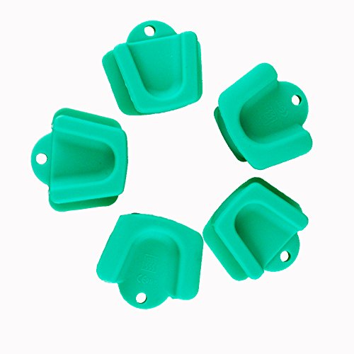 Airgoesin 5Pcs Dental Oral Silicone Mouth Prop Bite Blocks, Large Size Adult Size Latex Free Cheek Retractor 135 Degrees Celsius Sterilized Latex Free #TOP6