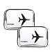 Clear Toiletry Bags 2pcs/pack TSA Approved Airline Carry on Travel Cosmetic Pouch Quart Size 3-1-1