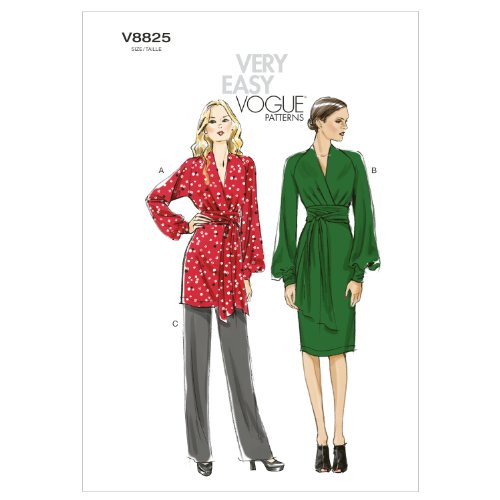 Vogue Patterns V8825F50 Misses' Tunic Dress and Pants Sewing Pattern, Size F5 (16-18-20-22-24)