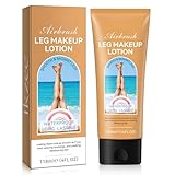 Leg Full Coverage Concealer, Leg Makeup For Veins Scars Tattoos, Long-Lasting No Transfer, No Transfer To Cover Veins Concealer For Mature Skin Smooth Tone Body makeup Long Lasting (#2 Medium Glow)