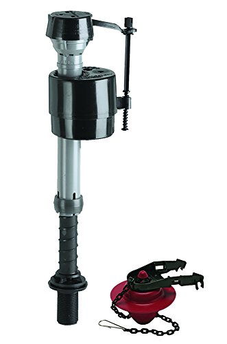 Fluidmaster 400CRP14 Toilet Fill Valve and Flapper Repair Kit for 2-Inch Flush Valves, Easy Install