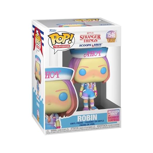 Funko Pop! TV: Stranger Things - Robin - (Scoops Ahoy) - Figura de Vinilo Coleccionable - Idea de Regalo- Mercancia Oficial - Juguetes para Niños y Adultos - TV Fans