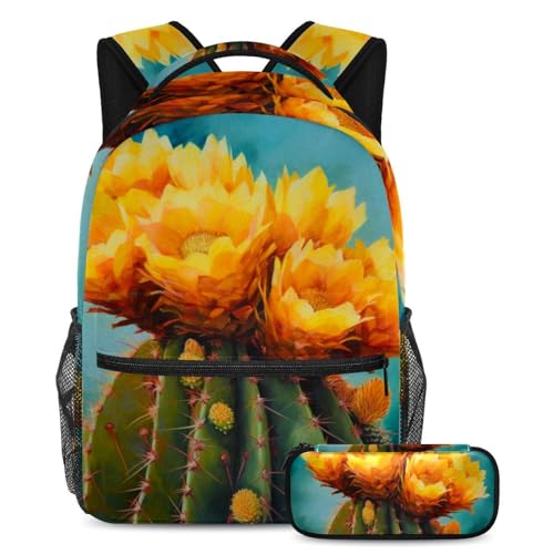 Cartable pour garçons et filles résistant avec trousse incluse contre le désordre