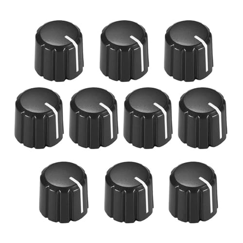 Boutons de potentiomètre guitare électrique de type D 6mm encodeur audio