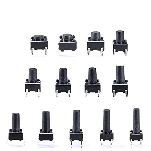 Interrupteur Tactile Bouton pour Réparer Bouton Bloqué Télécommande et Console 260 Pcs