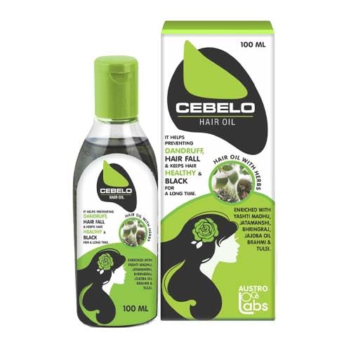 Cebelo Hair Oil, 100 ml, Prevents Hair Fall, Contains Vitamin E, Biotin, Brahmi & Tulsi (pack of 2)-picture-10