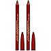 Maybelline Makeup Expert Wear Twin Eyebrow Pencils and Eyeliner Pencils, Dark Brown Shade, 0.06 oz