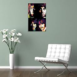 GUCII Poster décoratif The Beatles WPAP – 60 x 90 cm - Les Beatles, Paul McCartney, John Lennon, RIngo Starr, George Harrison GUCII Poster décoratif The Beatles WPAP - 60 x 90 cm – Image 5